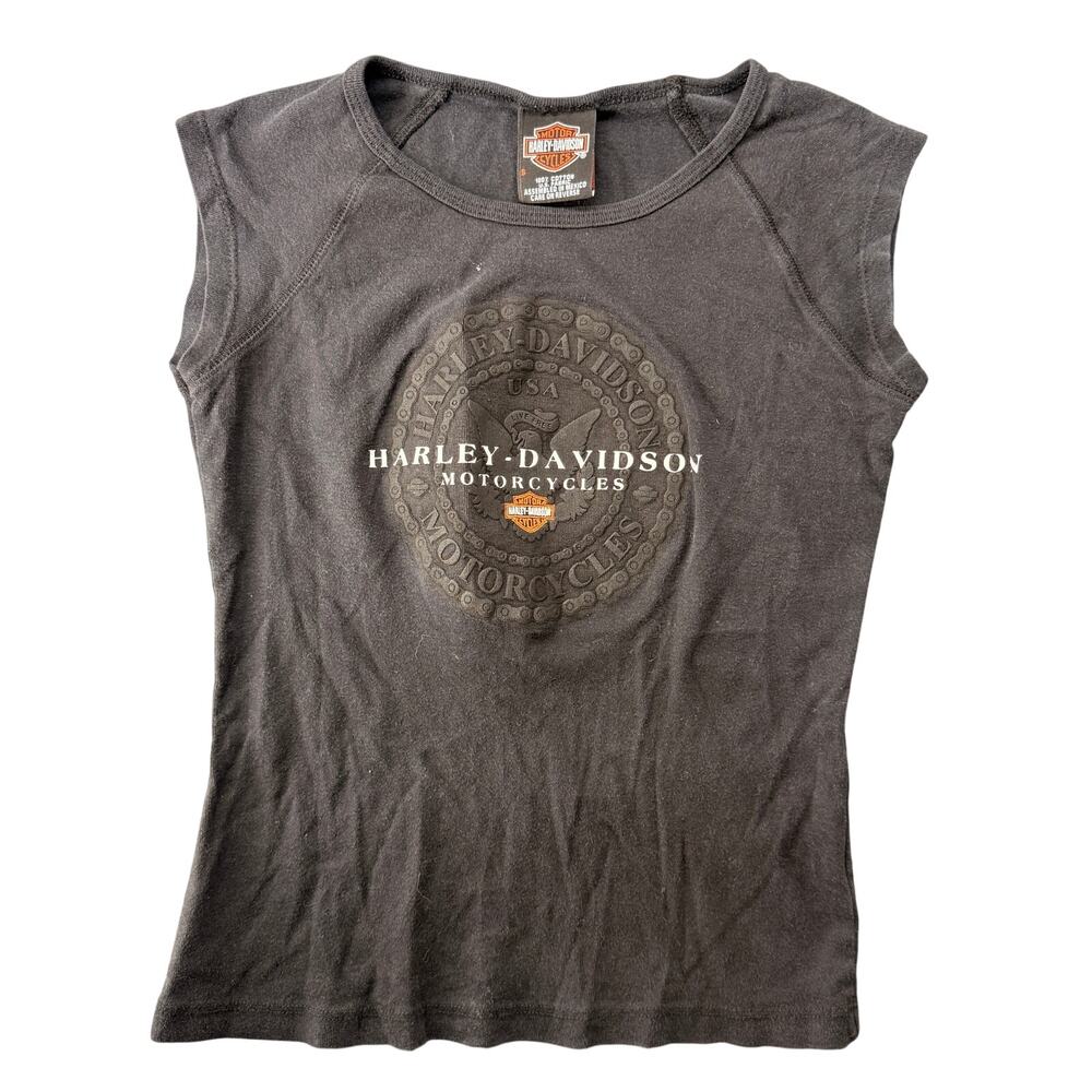 Vintage Y2K Harley Davidson Motorcycles Austin Tank Top Women' S Grunge Biker